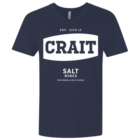 T-Shirts Midnight Navy / X-Small Crait Saxa Salt Men's Premium V-Neck