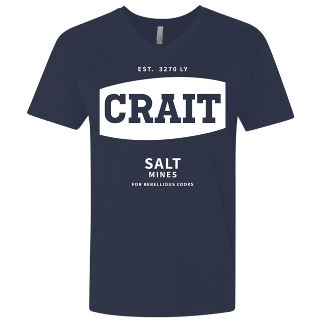 T-Shirts Midnight Navy / X-Small Crait Saxa Salt Men's Premium V-Neck