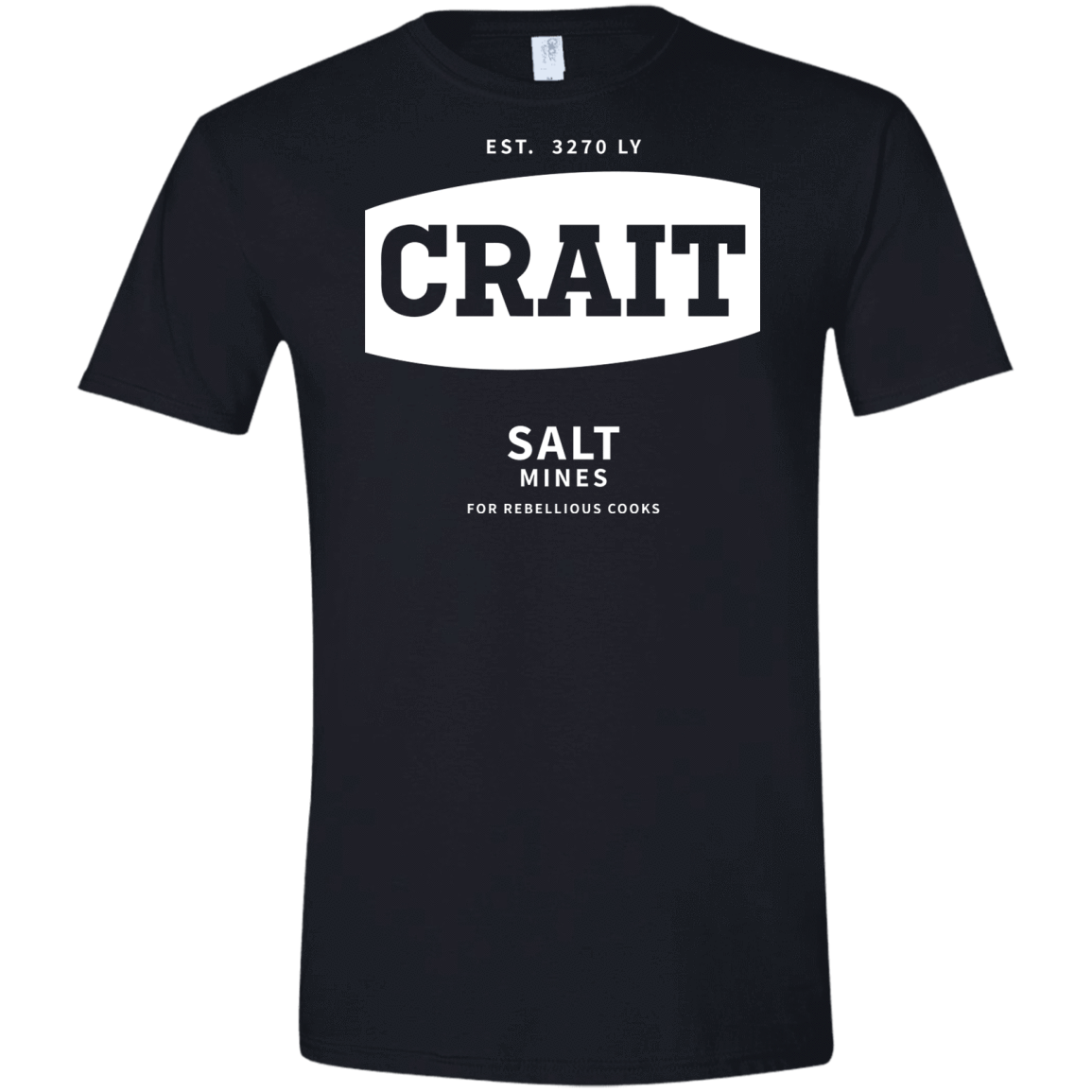 T-Shirts Black / X-Small Crait Saxa Salt Men's Semi-Fitted Softstyle