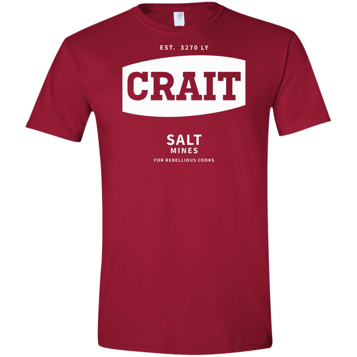 T-Shirts Cardinal Red / S Crait Saxa Salt Men's Semi-Fitted Softstyle