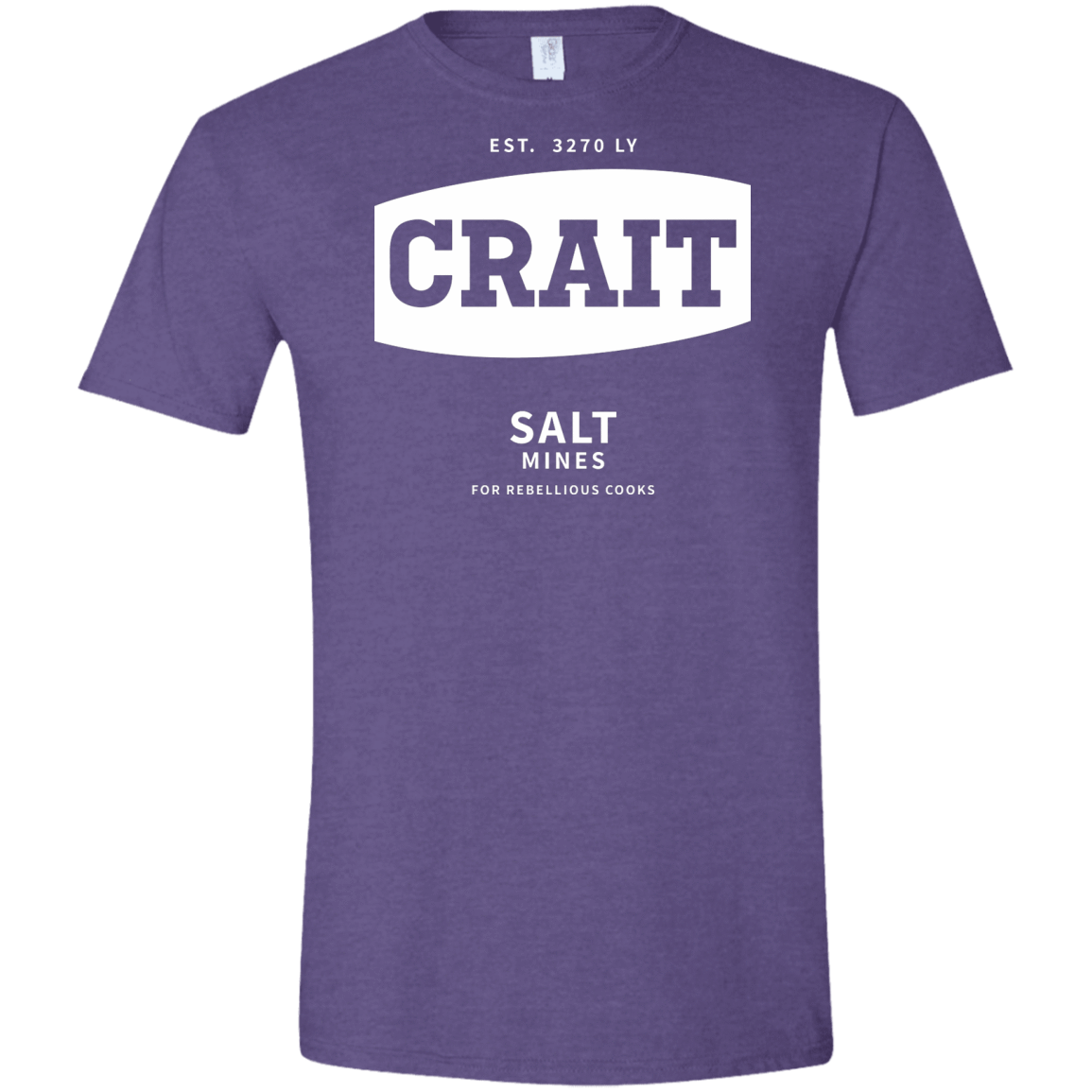T-Shirts Heather Purple / S Crait Saxa Salt Men's Semi-Fitted Softstyle