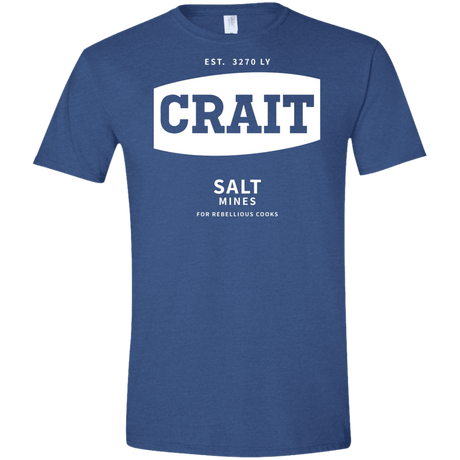 T-Shirts Heather Royal / X-Small Crait Saxa Salt Men's Semi-Fitted Softstyle