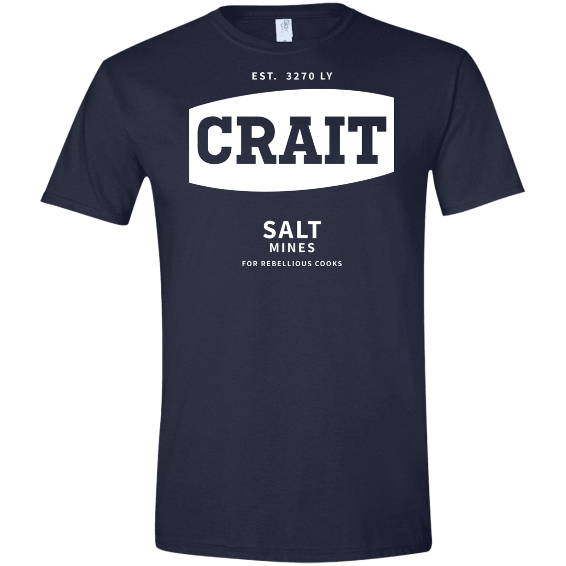 T-Shirts Navy / X-Small Crait Saxa Salt Men's Semi-Fitted Softstyle