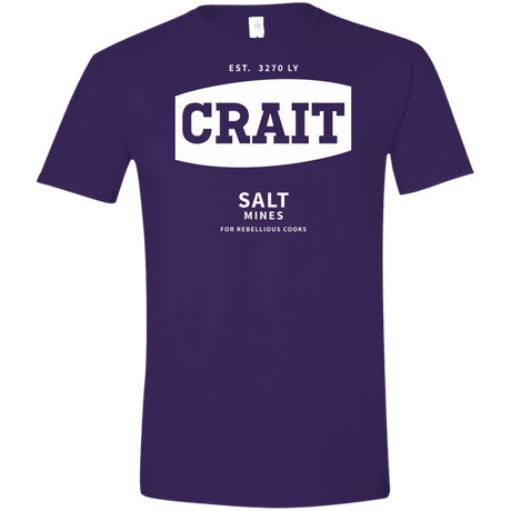 T-Shirts Purple / S Crait Saxa Salt Men's Semi-Fitted Softstyle