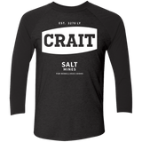 T-Shirts Vintage Black/Vintage Black / X-Small Crait Saxa Salt Men's Triblend 3/4 Sleeve