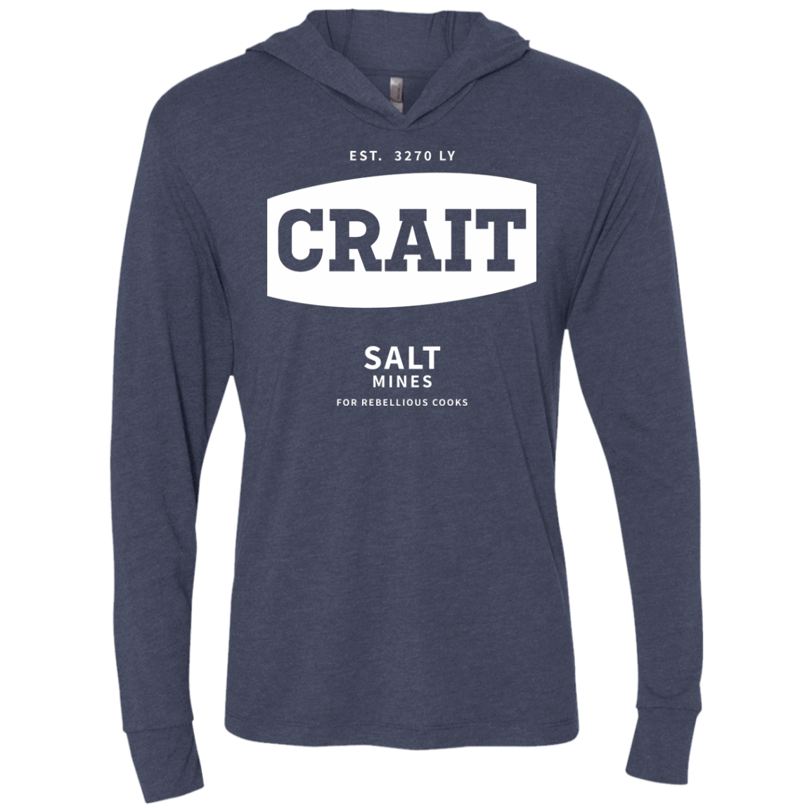 T-Shirts Vintage Navy / X-Small Crait Saxa Salt Triblend Long Sleeve Hoodie Tee