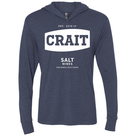 T-Shirts Vintage Navy / X-Small Crait Saxa Salt Triblend Long Sleeve Hoodie Tee