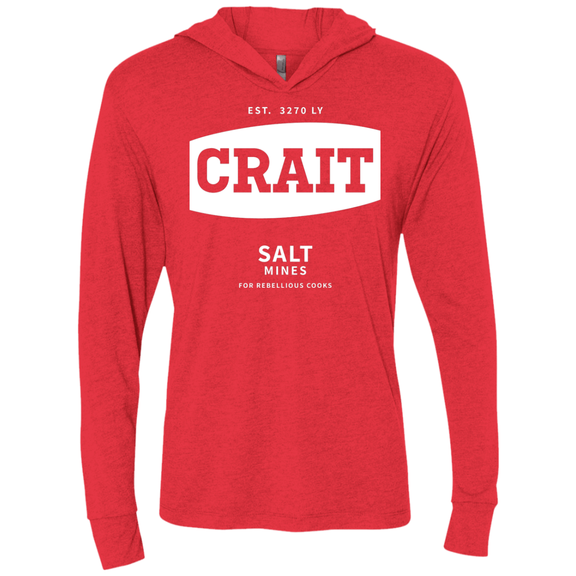 T-Shirts Vintage Red / X-Small Crait Saxa Salt Triblend Long Sleeve Hoodie Tee
