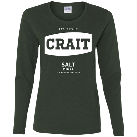 T-Shirts Forest / S Crait Saxa Salt Women's Long Sleeve T-Shirt