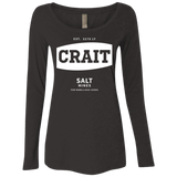 T-Shirts Vintage Black / S Crait Saxa Salt Women's Triblend Long Sleeve Shirt