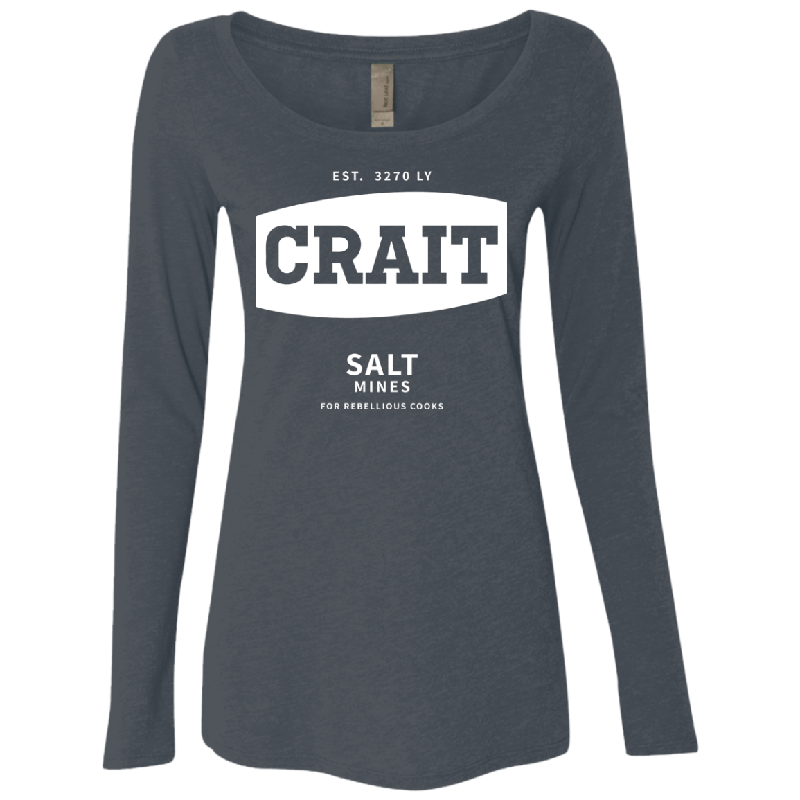 T-Shirts Vintage Navy / S Crait Saxa Salt Women's Triblend Long Sleeve Shirt