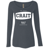 T-Shirts Vintage Navy / S Crait Saxa Salt Women's Triblend Long Sleeve Shirt