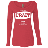 T-Shirts Vintage Red / S Crait Saxa Salt Women's Triblend Long Sleeve Shirt