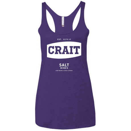 T-Shirts Purple Rush / X-Small Crait Saxa Salt Women's Triblend Racerback Tank