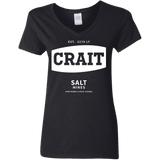 T-Shirts Black / S Crait Saxa Salt Women's V-Neck T-Shirt