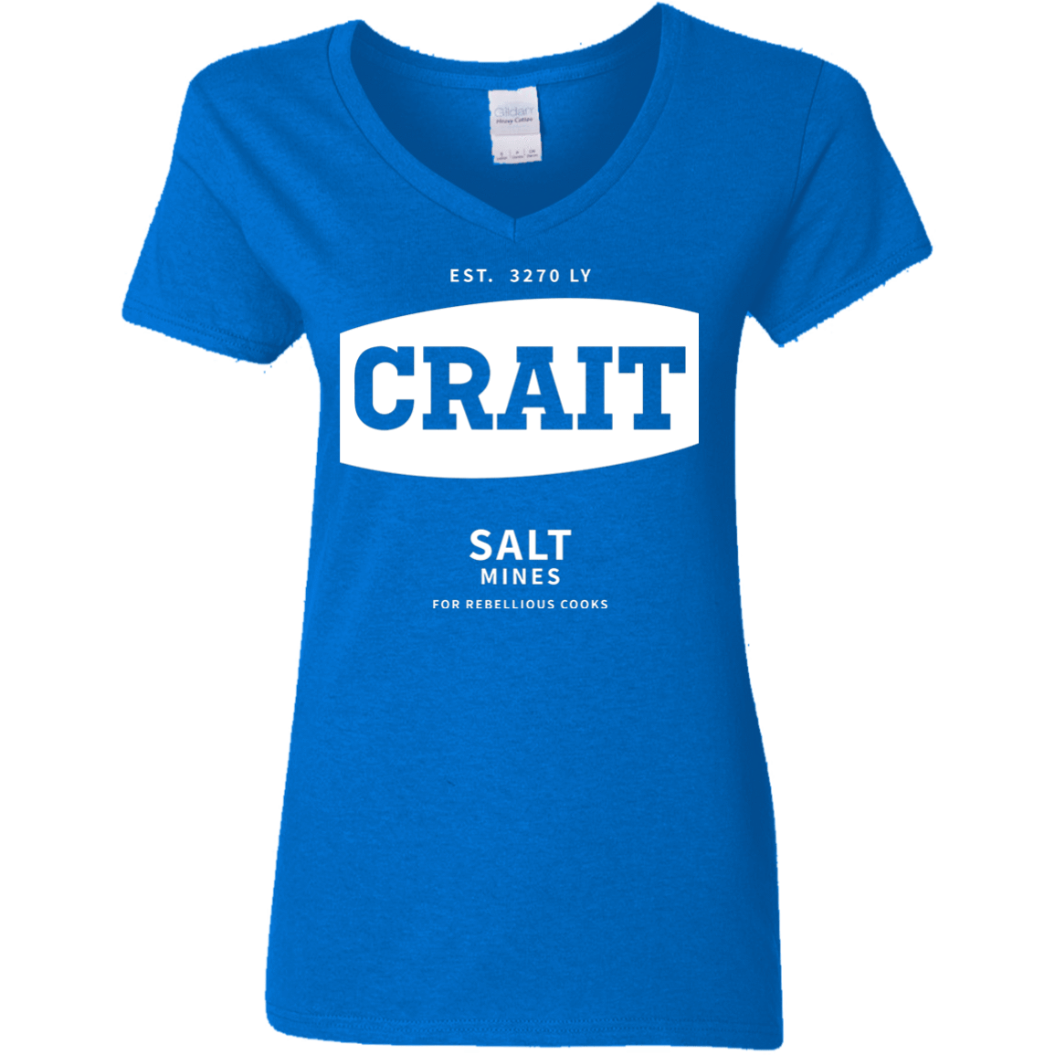 T-Shirts Royal / S Crait Saxa Salt Women's V-Neck T-Shirt