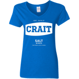 T-Shirts Royal / S Crait Saxa Salt Women's V-Neck T-Shirt