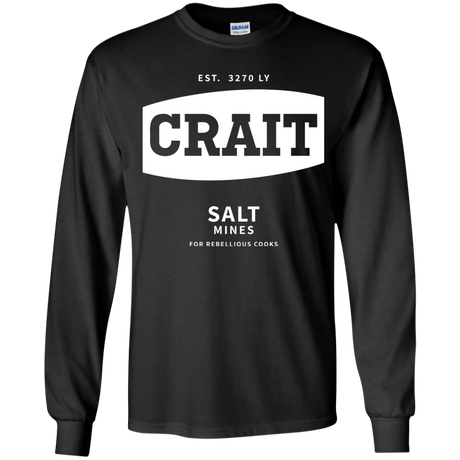 T-Shirts Black / YS Crait Saxa Salt Youth Long Sleeve T-Shirt