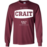 T-Shirts Maroon / YS Crait Saxa Salt Youth Long Sleeve T-Shirt