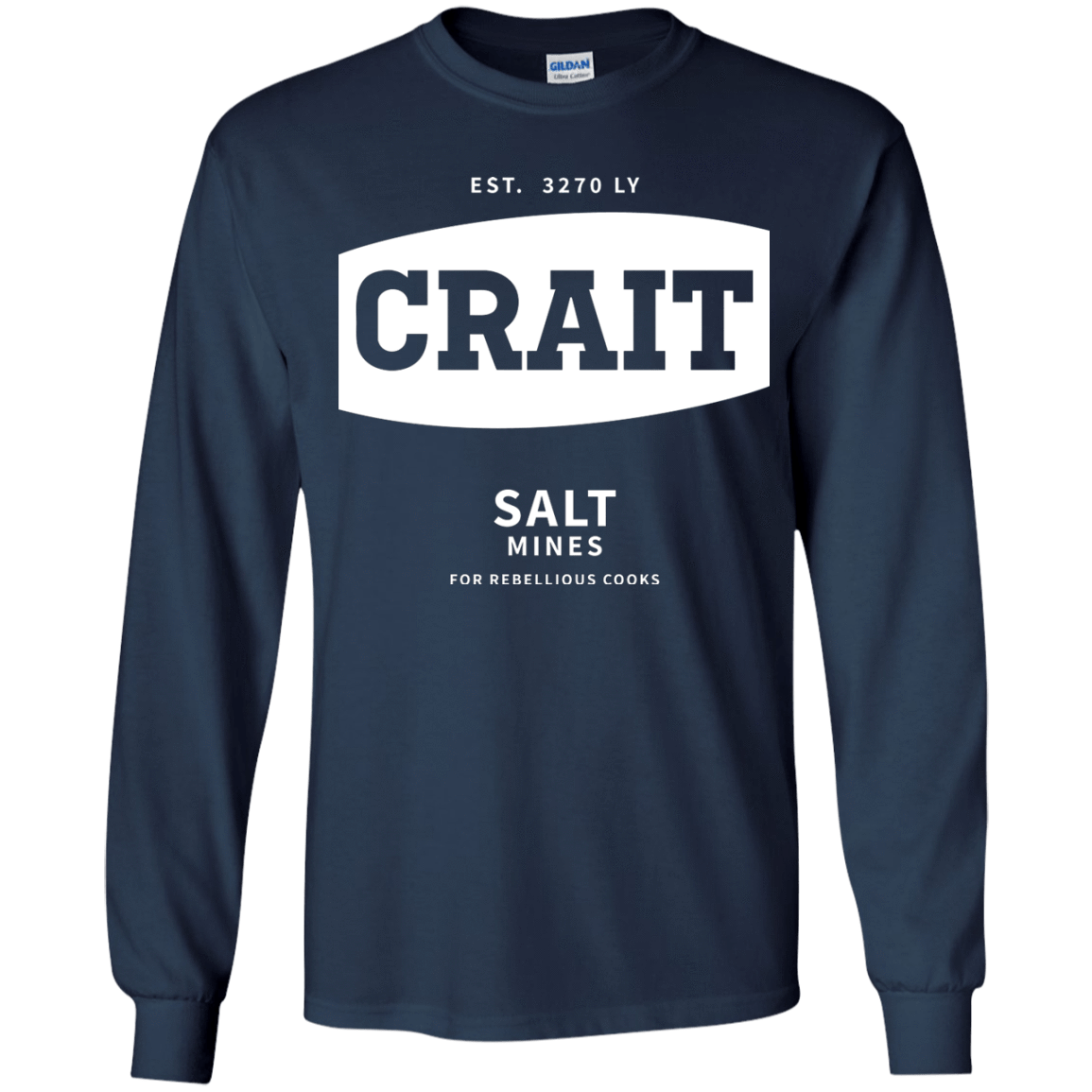T-Shirts Navy / YS Crait Saxa Salt Youth Long Sleeve T-Shirt