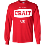 T-Shirts Red / YS Crait Saxa Salt Youth Long Sleeve T-Shirt