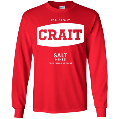 T-Shirts Red / YS Crait Saxa Salt Youth Long Sleeve T-Shirt