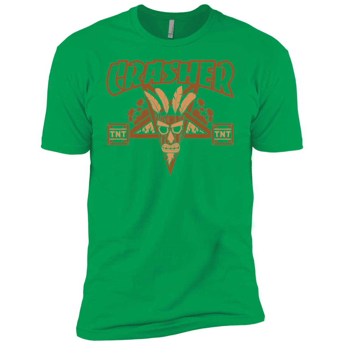 T-Shirts Kelly Green / YXS CRASHER Boys Premium T-Shirt