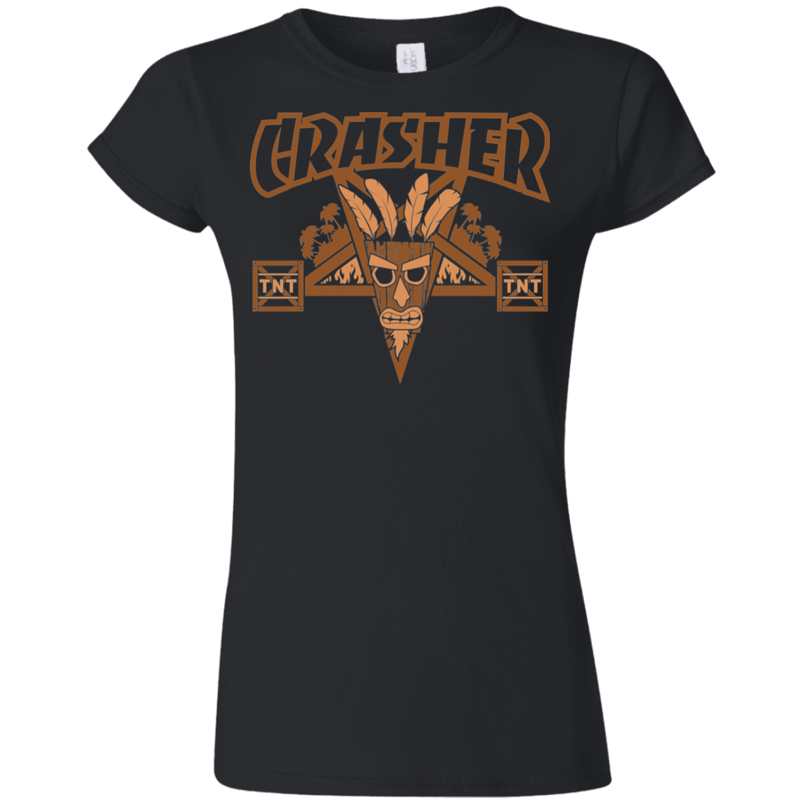 T-Shirts Black / S CRASHER Junior Slimmer-Fit T-Shirt