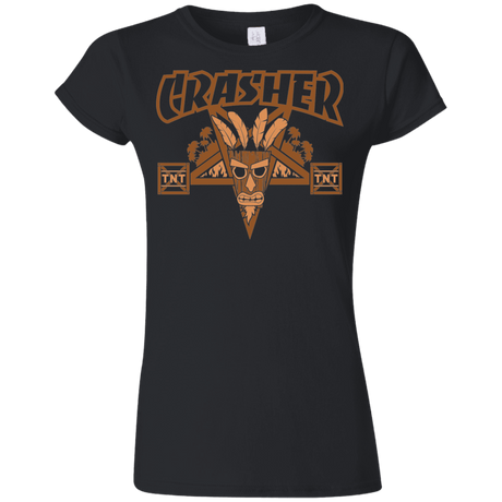 T-Shirts Black / S CRASHER Junior Slimmer-Fit T-Shirt
