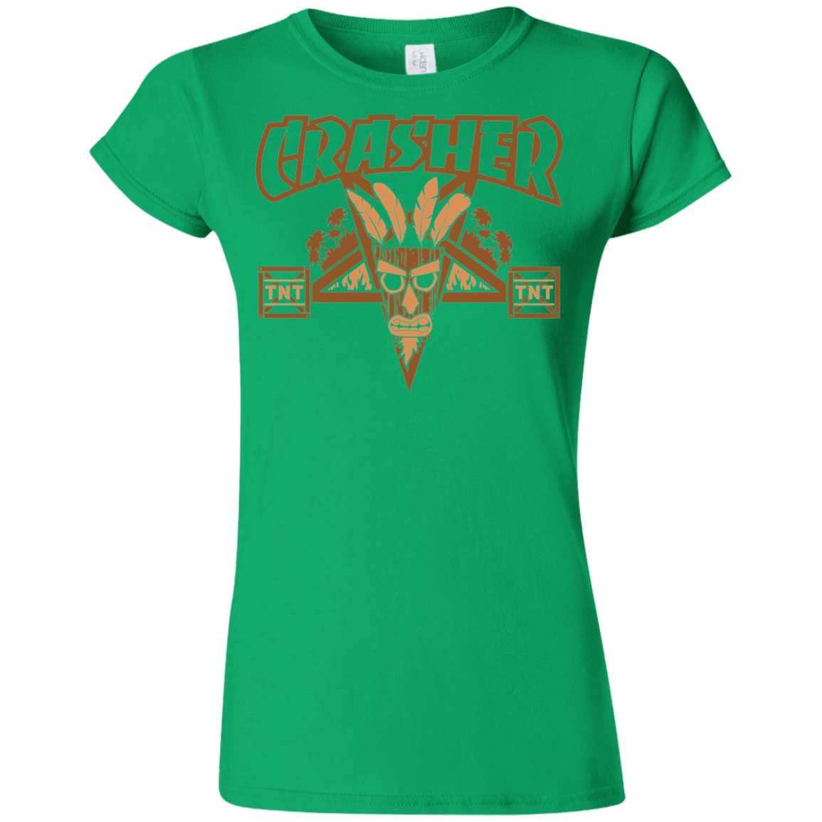 T-Shirts Irish Green / S CRASHER Junior Slimmer-Fit T-Shirt