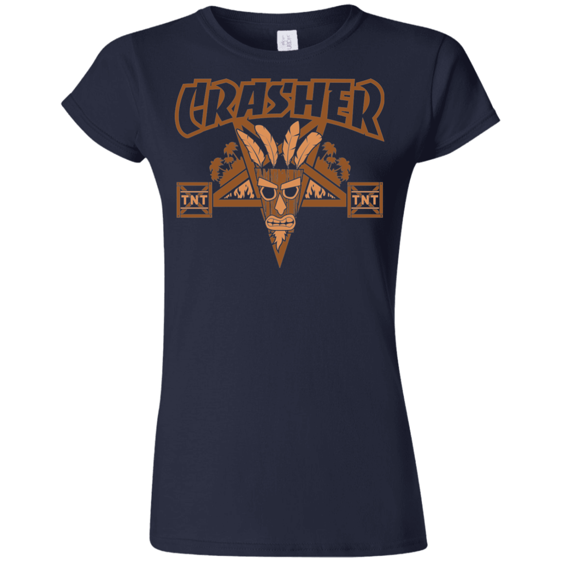 T-Shirts Navy / S CRASHER Junior Slimmer-Fit T-Shirt