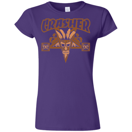 T-Shirts Purple / S CRASHER Junior Slimmer-Fit T-Shirt