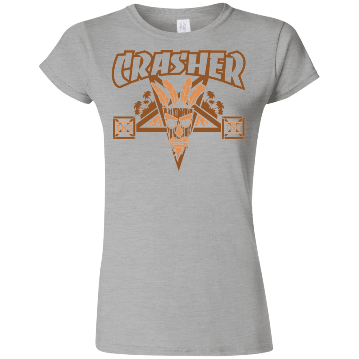 T-Shirts Sport Grey / S CRASHER Junior Slimmer-Fit T-Shirt