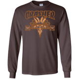 T-Shirts Dark Chocolate / S CRASHER Men's Long Sleeve T-Shirt