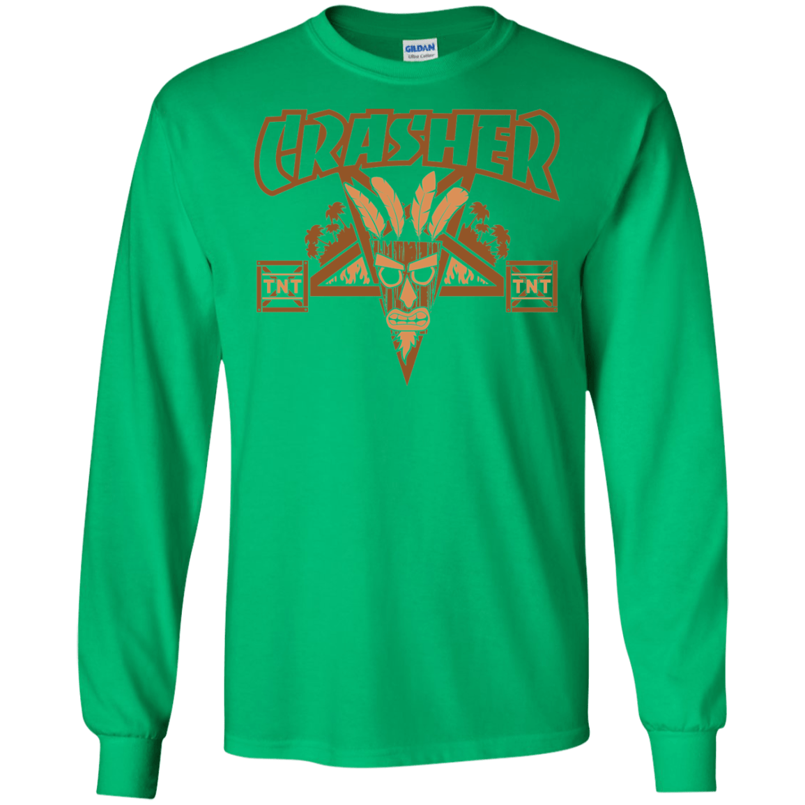 T-Shirts Irish Green / S CRASHER Men's Long Sleeve T-Shirt