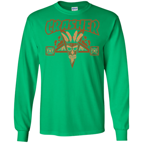 T-Shirts Irish Green / S CRASHER Men's Long Sleeve T-Shirt