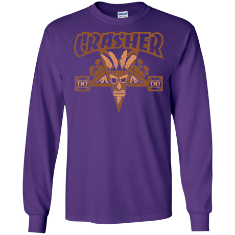 T-Shirts Purple / S CRASHER Men's Long Sleeve T-Shirt