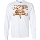 T-Shirts White / S CRASHER Men's Long Sleeve T-Shirt