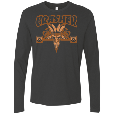 T-Shirts Heavy Metal / S CRASHER Men's Premium Long Sleeve