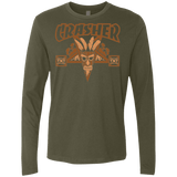 T-Shirts Military Green / S CRASHER Men's Premium Long Sleeve