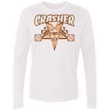 T-Shirts White / S CRASHER Men's Premium Long Sleeve