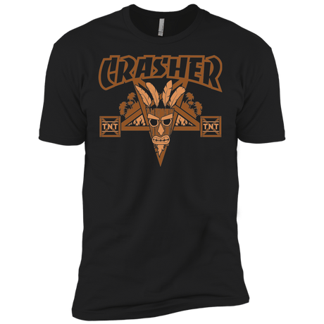T-Shirts Black / X-Small CRASHER Men's Premium T-Shirt