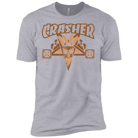 T-Shirts Heather Grey / X-Small CRASHER Men's Premium T-Shirt