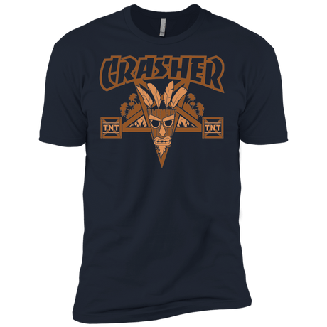 T-Shirts Midnight Navy / X-Small CRASHER Men's Premium T-Shirt