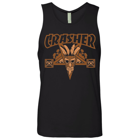 T-Shirts Black / S CRASHER Men's Premium Tank Top
