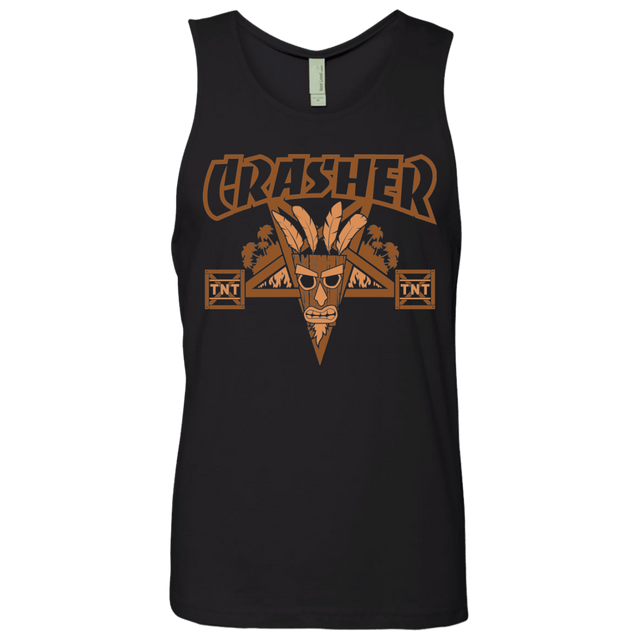 T-Shirts Black / S CRASHER Men's Premium Tank Top