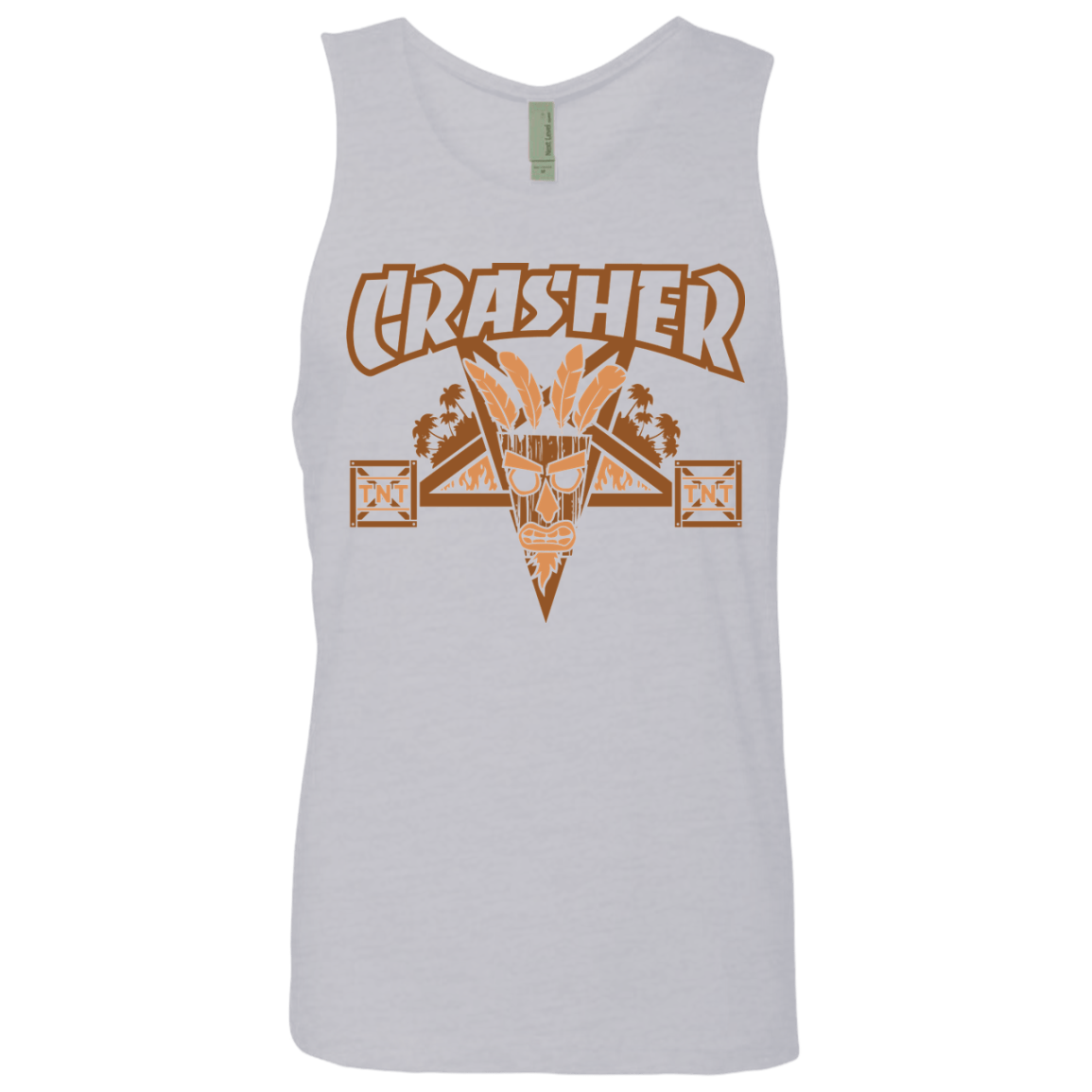 T-Shirts Heather Grey / S CRASHER Men's Premium Tank Top