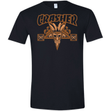 T-Shirts Black / X-Small CRASHER Men's Semi-Fitted Softstyle