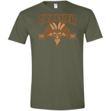 T-Shirts Military Green / S CRASHER Men's Semi-Fitted Softstyle