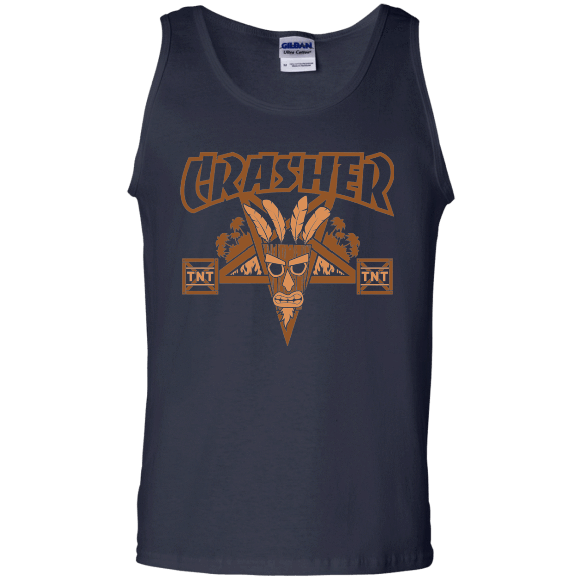 T-Shirts Navy / S CRASHER Men's Tank Top